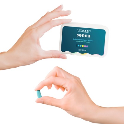 VITAMMY Senna Foam Jednorázové penové špunty do uší, 5 párů