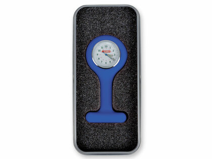 GIMA Ošetrovateľské hodinky v hliníkovom boxe, modré