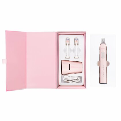 VITAMMY SMILS Sonický zubní kartáček s programem na čištění ortodontických aparátů, růžový