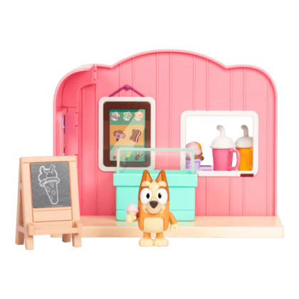 BLUEY Ice Cream Shop, Obchod se zmrzlinou - figurka s příslušenstvím