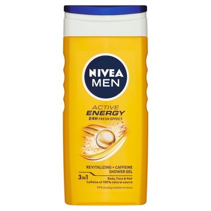 NIVEA Men Active Energy Duschgel, 250 ml