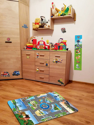Nickelodeon Ultra puha szőnyeg, Paw Patrol, City, 100x150cm