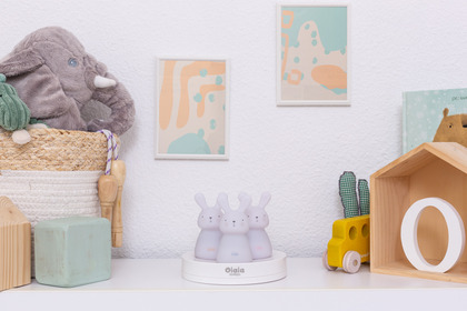 Olala Boutique LED Nočné svetlo, Zajkovia,  3ks