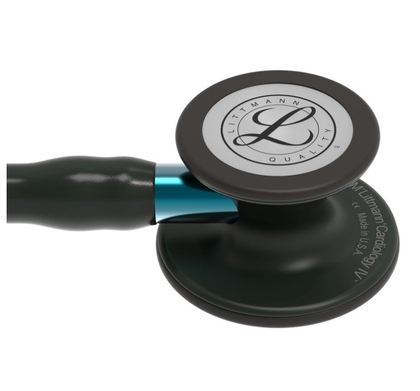 Littmann Cardiology IV Black-Finish, Stetoskop kardiologický, černý/tyrkys 6201