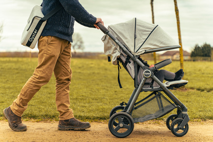 Oyster Športový Kočík Oyster Zero Gravity, Mustard - šedý rám