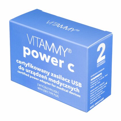 VITAMMY Power C, Napájací zdroj USB C pre tlakomery NEXT 2/2 + 3 4/4 + 6, 7 a 8+