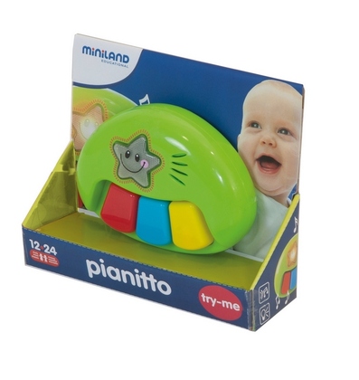 Miniland Klavier mit Musik und Lichtern, 12m-2r