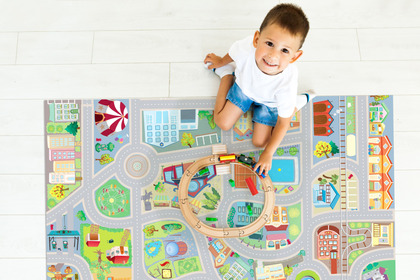 Marko Vinylová podložka - Městečko, 100x150