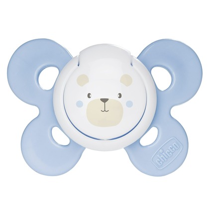 Chicco PHYSIO COMFORT silikónový cumlík, modrý, 0m+