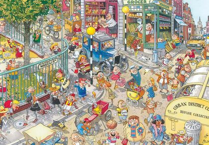 Jumbo-Wasgij-Puzzle – Kinderspiel! 1000 Stück