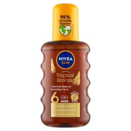NIVEA Sun Spray Bräunungsöl mit Carotin 6, 200 ml
