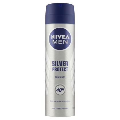 NIVEA Men Silver Protect izzadásgátló spray, 150 ml