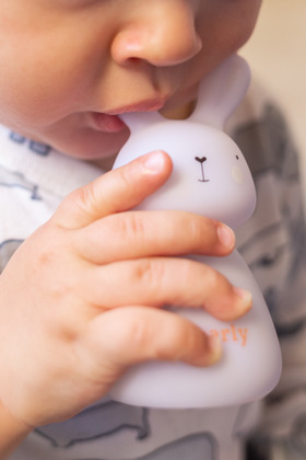 Olala Boutique LED Nočné svetlo, Zajko Charlie, ružový