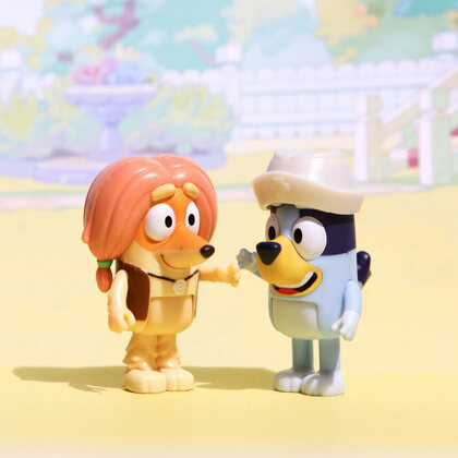 BLUEY Doctor Checkup, Lékařská prohlídka - set 2 figurek a příslušenství