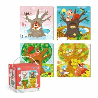 DoDo Puzzle 4in1 – 4 Jahreszeiten