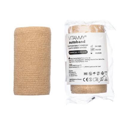 VITAMMY Autószalag Öntapadó kötés, bézs, 10cmx450cm