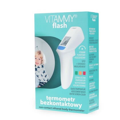 VITAMMY FLASH HTD8816C, Bezkontaktní teploměr s technologií obousměrného měření