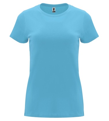 Primastyle Damen Medical T-Shirt mit kurzen Ärmeln CAPRI, türkis, groß. M