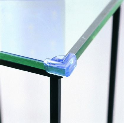 Dreambaby Silikon-Eckenschutz für Glastische/-regale – 4 Stk
