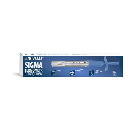 NOVAMA SIGMA Glasfreier analoger Thermometer