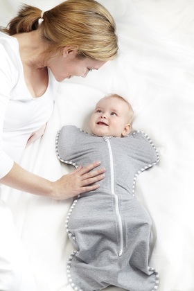 Love To Dream Swaddle UP - Zavinovačka, veľkosť M, šedá - 1  FÁZA, 3-6m, 6-8,5kg