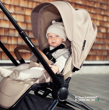 Crescent Ultra Rám kočíka Crescent Ultra, čierny/chrómový