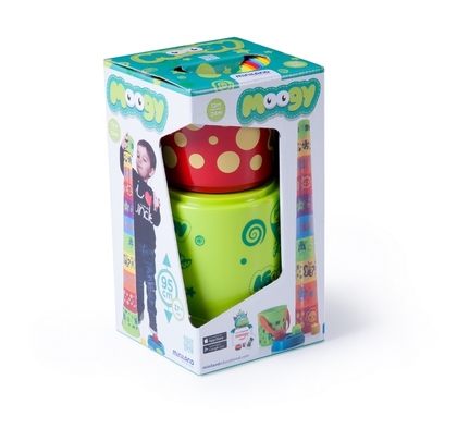 Miniland Kocky, poháriky a vedierka - rôzne tvary, 12m-2r