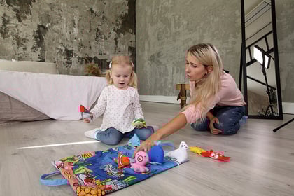 Ks Kids Edukačná podložka s hračkami - Oceán