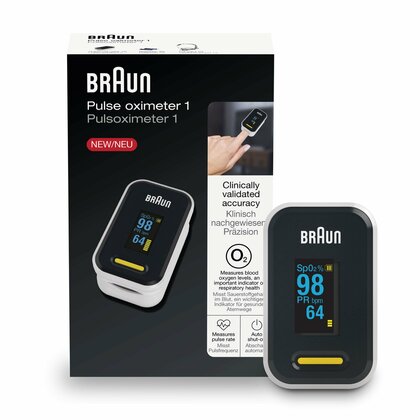 BRAUN 1 YK-81CEU Pulzný oxymeter s OLED displejom