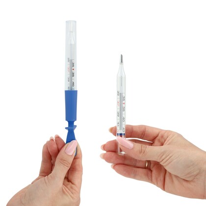 NOVAMA SIGMA Glasfreier analoger Thermometer