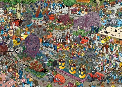 Jumbo Jan van Haasteren - Virágparádé Puzzle 1000 db