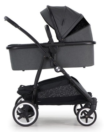 Crescent Twin 360, Sportkinderwagen für Zwillinge, schwarz