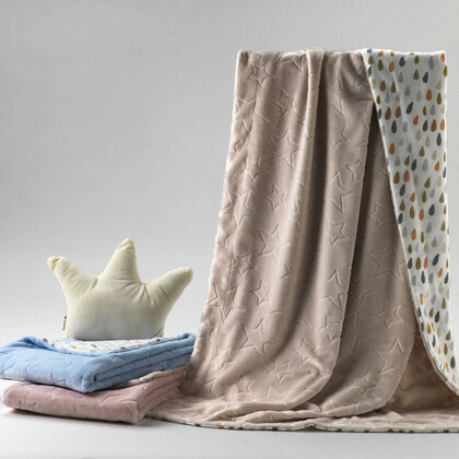 Mora Baby Galaxy G80 Babatakaró, 80x110cm, rózsaszín