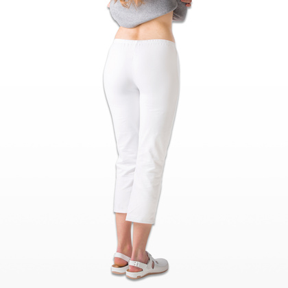 Primastyle Damen medizinische 3/4-Leggings MARTA, weiß, groß. MIT