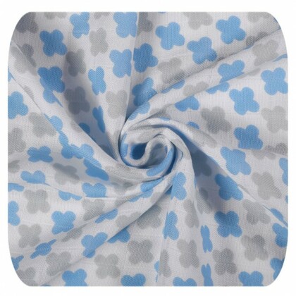XKKO BMB Bambusová plienka Scandinavian Baby Blue, 70x70, MIX 3ks