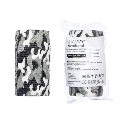 VITAMMY Autoband Samolepiaca bandáž s potlačou kamufláž, šedá, 10cmx450cm