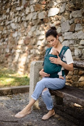 Boba X Organic Detský nosič, námornícka modrá