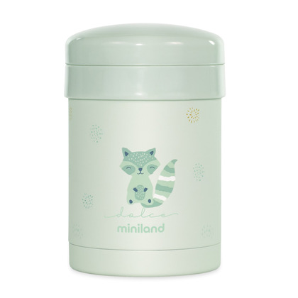 Miniland Dolce Étel termosz 2 légmentesen záródó edénnyel, 700 ml, menta