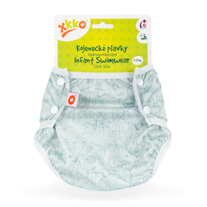 XKKO – Badebekleidung für Kleinkinder, Einheitsgröße, Safari Granite Green