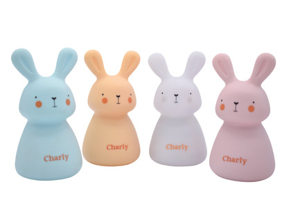 Olala Boutique LED Nočné svetlo, Zajko Charlie, modrý