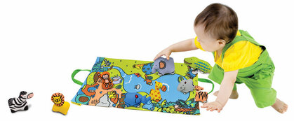 Ks Kids Edukační podložka s hračkami - Džungle
