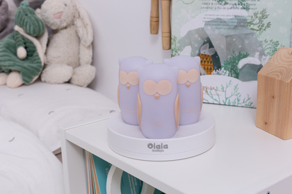 Olala Boutique LED Nočné svetielka Sovy, 3ks, biela