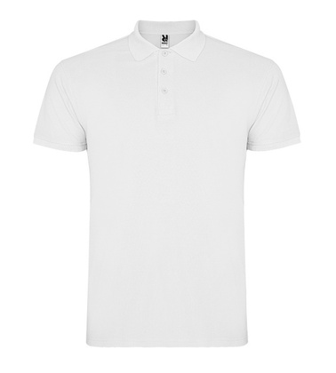 Primastyle Herren-Medizin-Poloshirt mit kurzen Ärmeln, weiß, groß. L