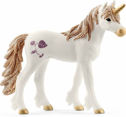 Schleich Set trblietavý kvetinový dom s jednorožcom a jazierkom