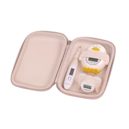 Miniland Dolce Set mit 3 Thermometern, Thermometer mit flexibler Spitze, für das Bad, Schnuller, ros