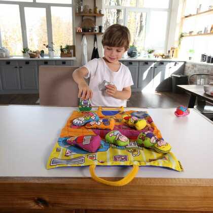 Ks Kids Edukačná podložka s hračkami - Family
