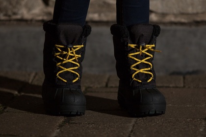 Pogue Reflexní tkaničky, žluté