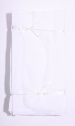 XKKO LUX vysokogramážne bavlnené plienky 80x80 biele - 10ks