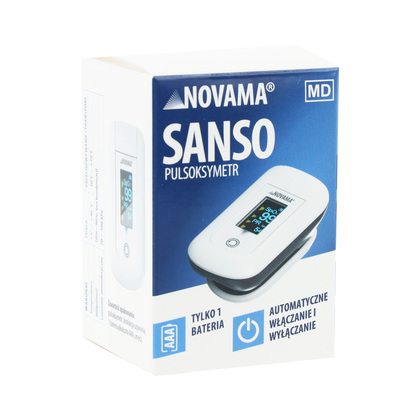 NOVAMA SANSO Pulzný oximeter s OLED displejom a detekciou pohybu
