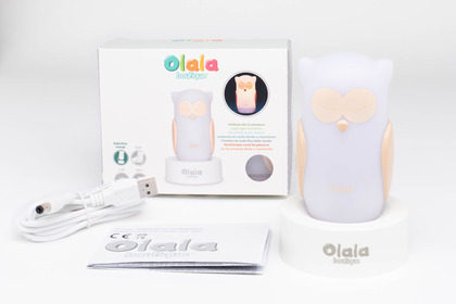 Olala Boutique LED Nočné svetlo, Sova Come, biela